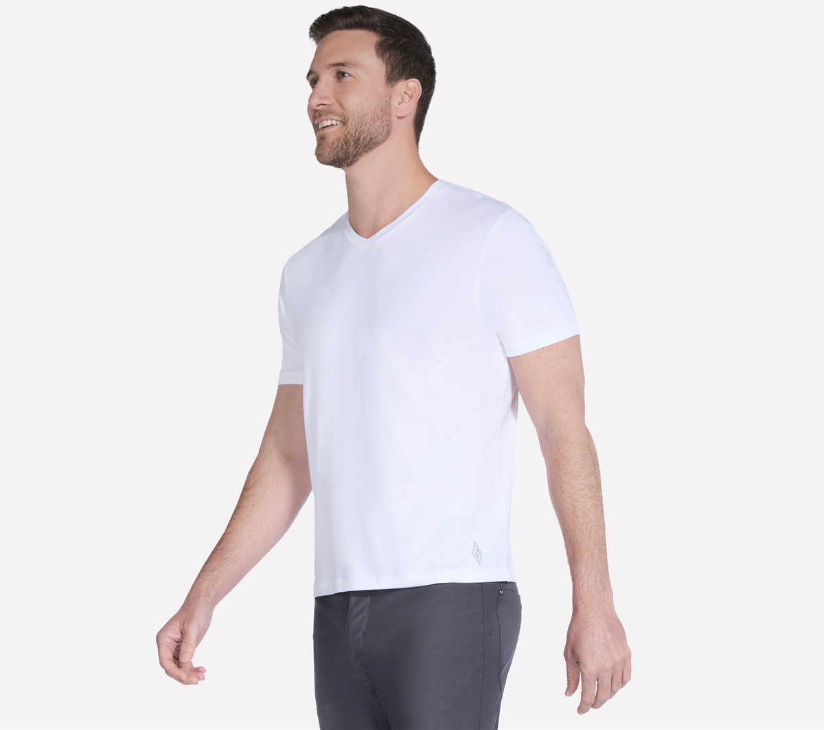 Skechers For Sale | GO DRI Pima Short Sleeve V-Neck