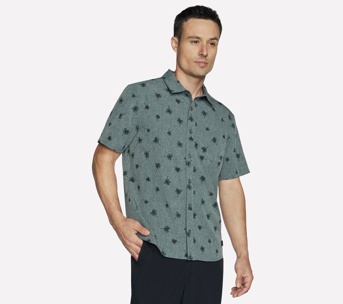 Skechers Sale | The GO WALK Air Printed Short Sleeve Shirt
