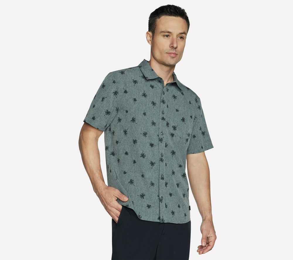 Skechers Sale | The GO WALK Air Printed Short Sleeve Shirt