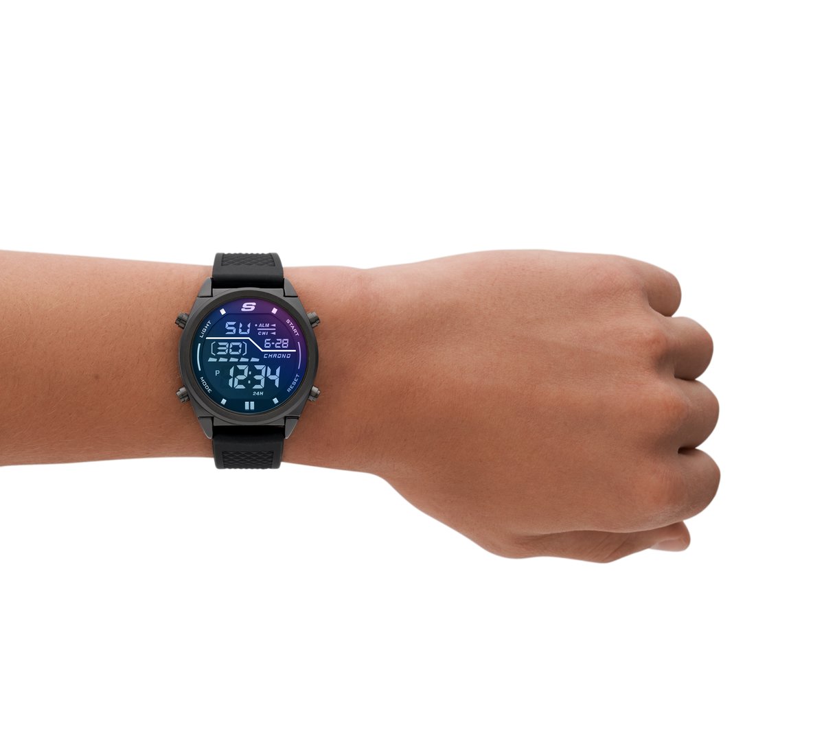 Skechers Sale | Accessories Blue Face Digital Watch