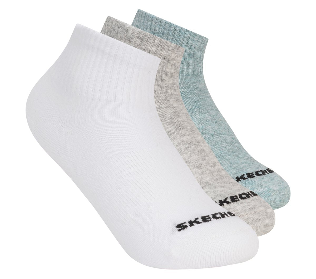 Skechers For Sale | 3 Pack Boys' Quarter Crew Cotton Socks