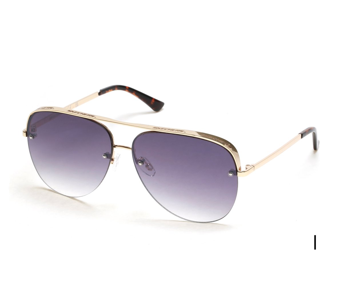 Skechers Sale | Semi-Rimless Metal Aviator