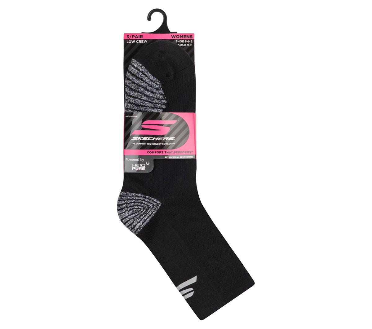 Skechers For Sale | 3 Pack Women's Half Terry Low Crew Socks