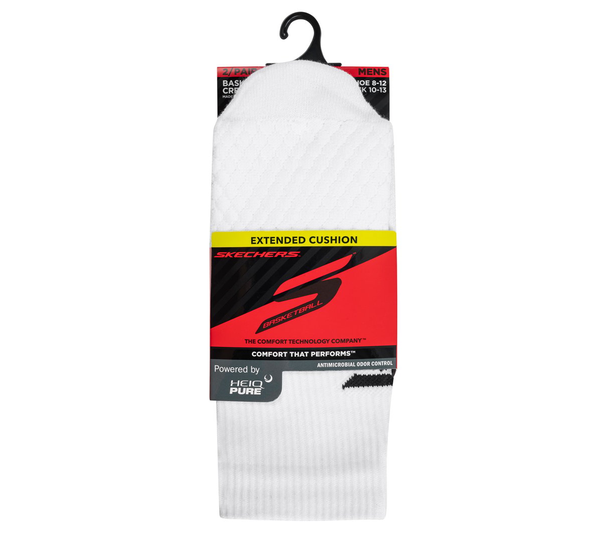 Skechers Sale | 2 Pack Performance Basketball Crew Socks