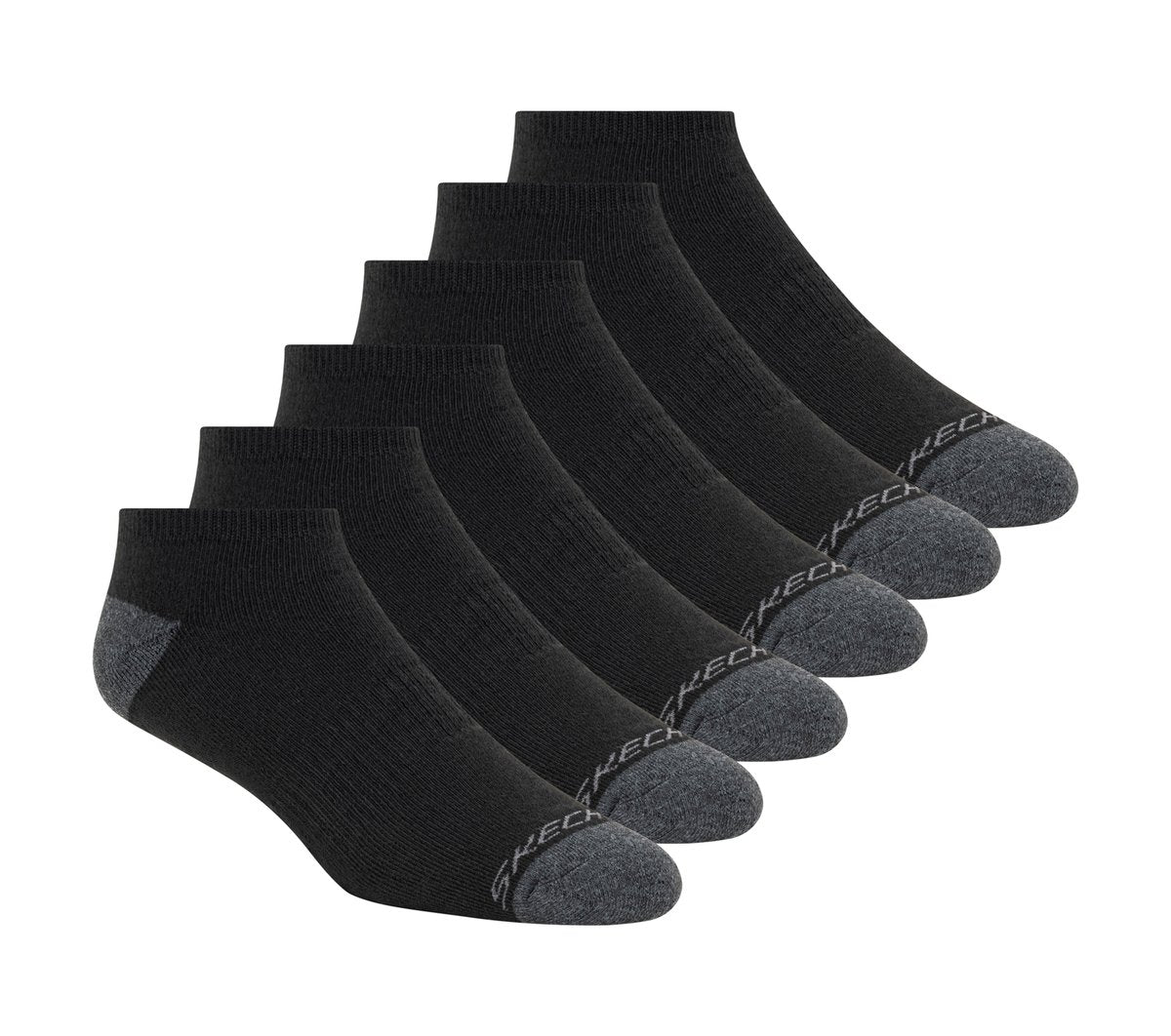 Skechers Discount | 6 Pack Walking Low Cut Socks