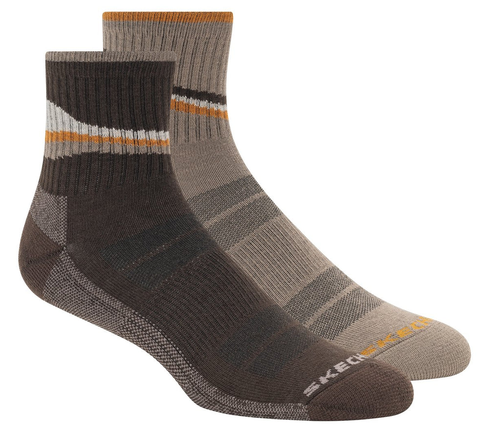 Skechers Discount | 2 Pack Men's Quarter Trail Socks