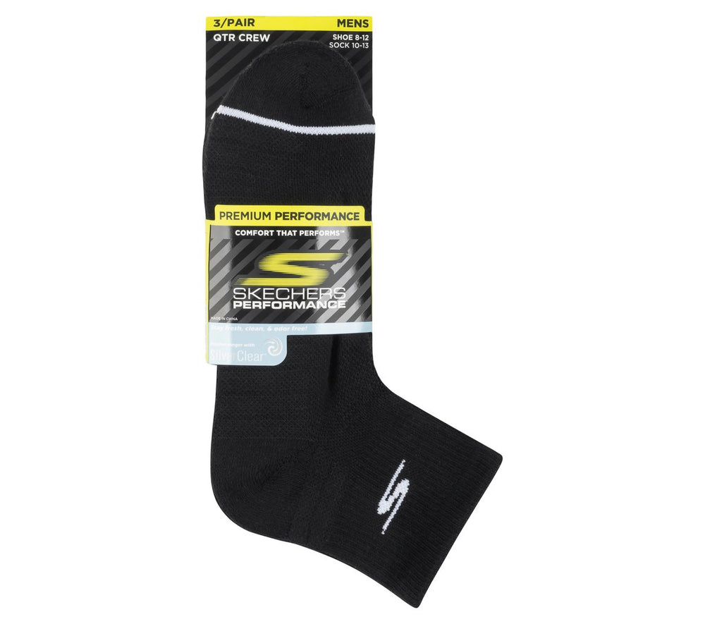 Skechers Sale | Quarter Premium Basic Socks - 3 Pack