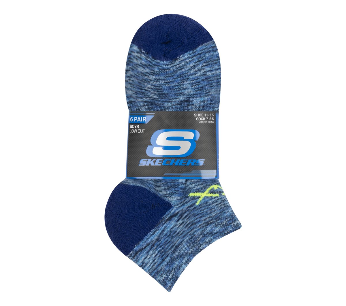 Skechers Onsale | 6 Pack Space Dye Low Cut Socks
