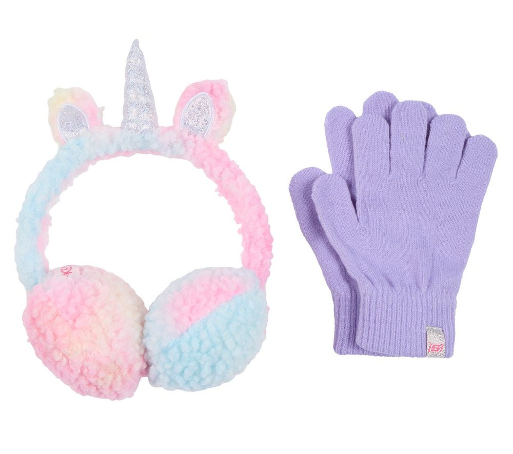 Skechers For Sale | Tie Dye Unicorn Earmuff and Glove Set