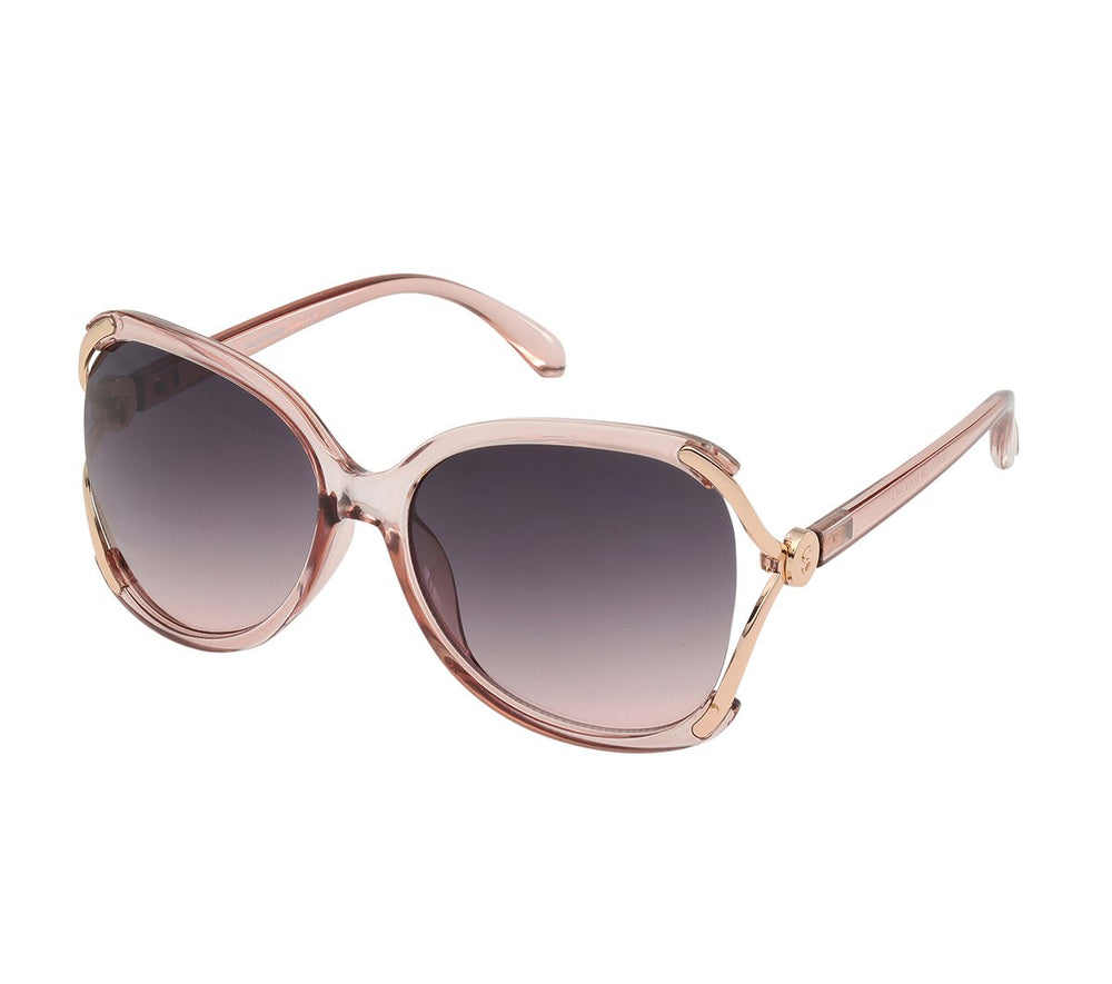 Skechers Sale | Square Crystal Smoke Sunglasses